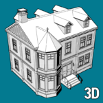 小さめの洋館 - CLIP STUDIO ASSETS